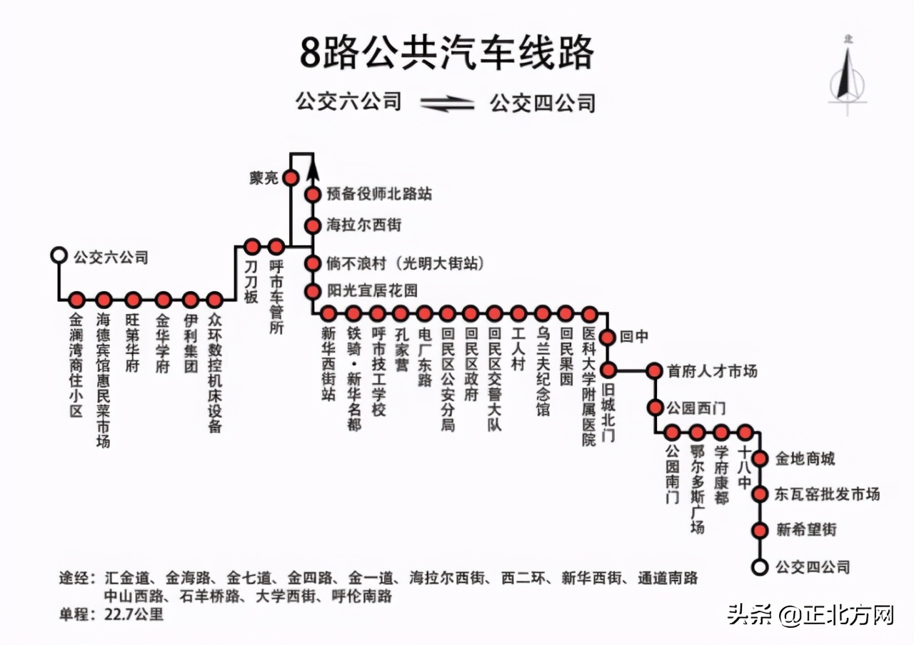 呼和浩特部分公交線路優化調整