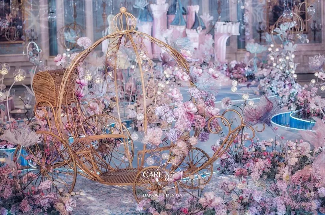 粉色梦幻般的婚礼，少女终极童话世界