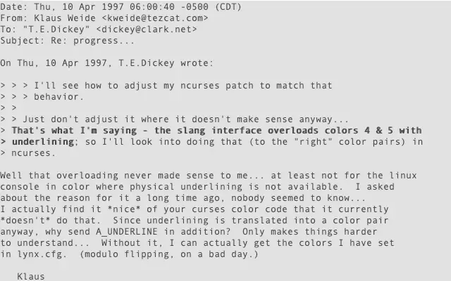 为什么超链接是蓝色的？