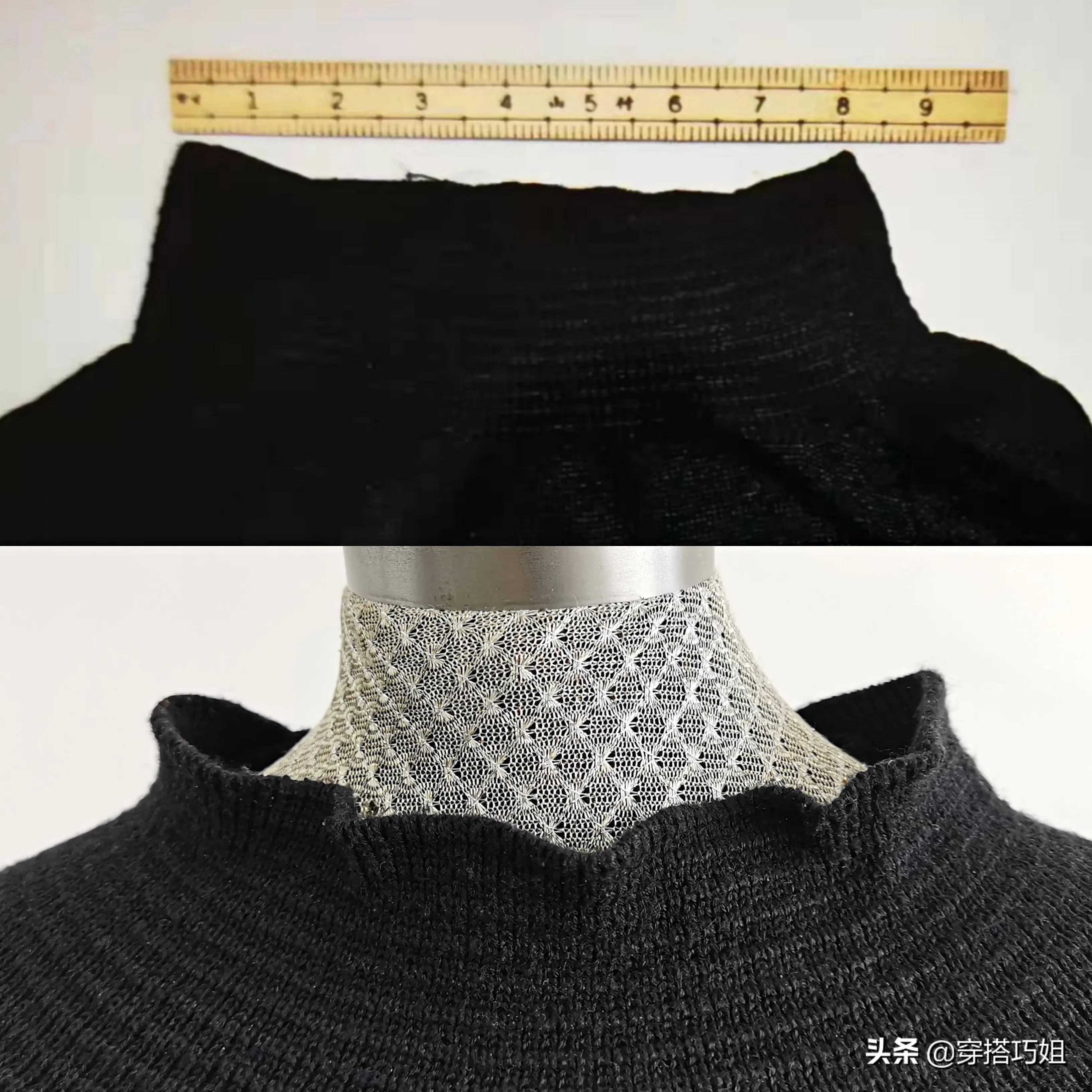 毛衣领口变大怎么缩小（学会这招一条线拯救一件衣服）