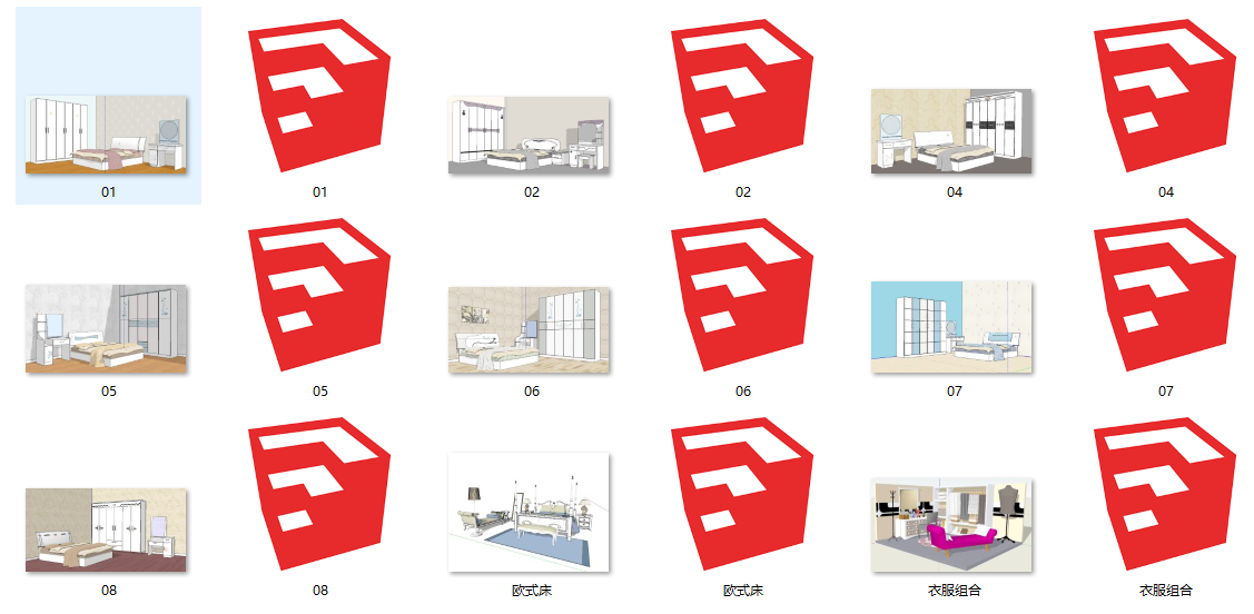 超全草图大师模型Sketchup下载600套SU空间模型「室内设计资源」