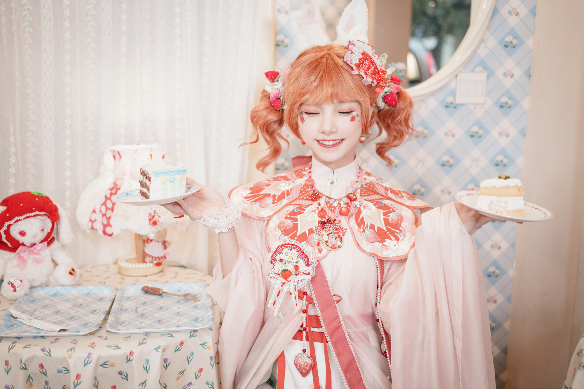 谢安然用"橙发"来配汉服,本以为是在搞笑,看完却惊艳了