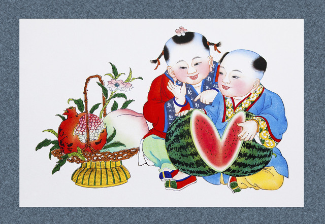 有多子多福,子孙满堂的寓意