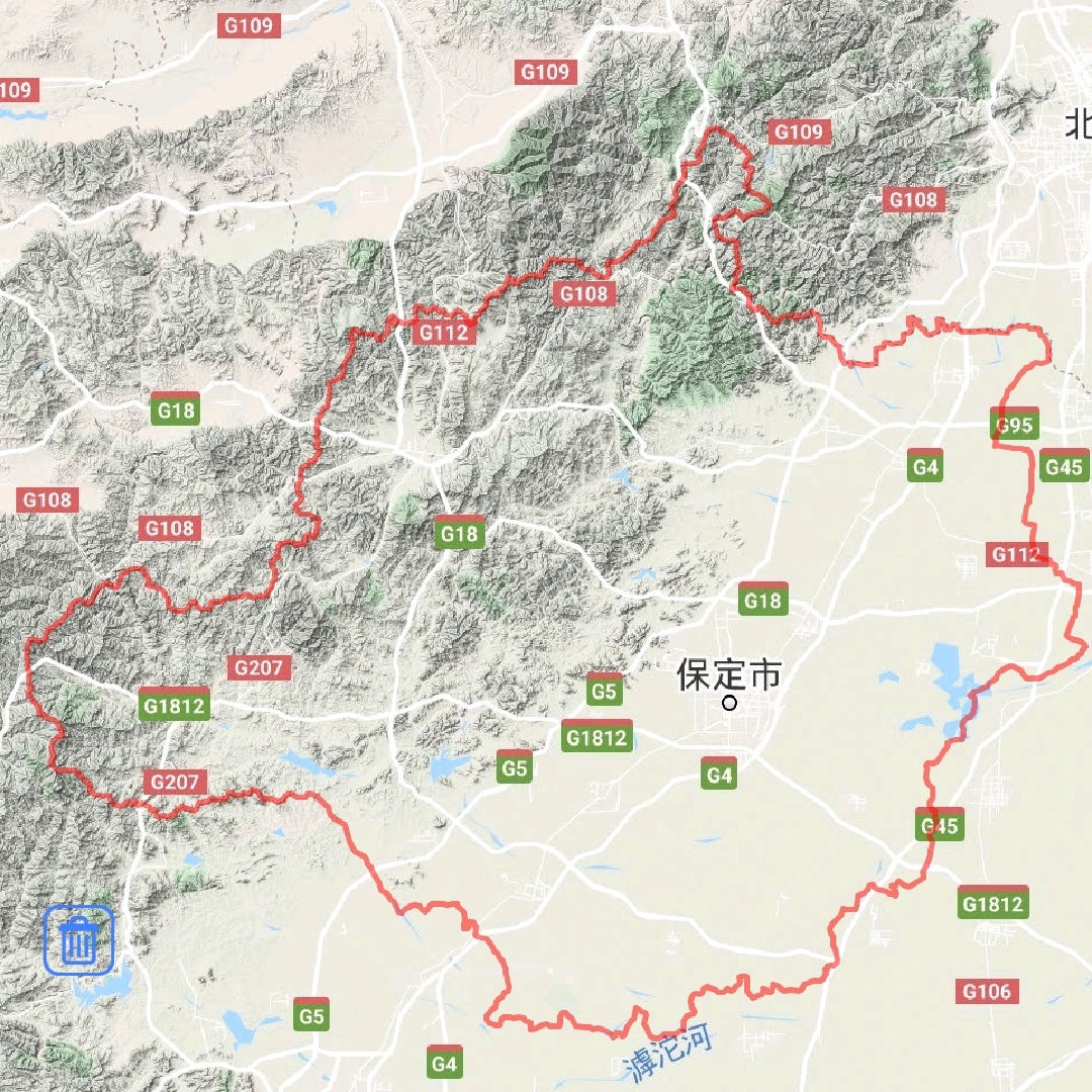 安国市地图高清版（河北省保定市建成区面积排名）