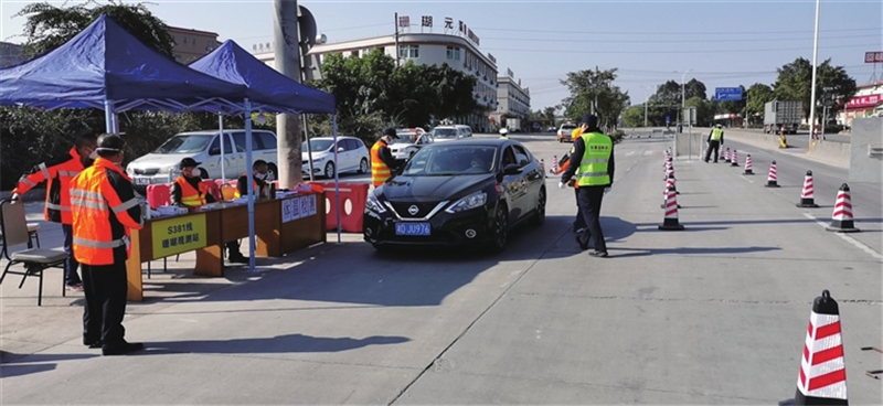 花都各交通客运站场和道路卡点守好疫情“第一道防线”