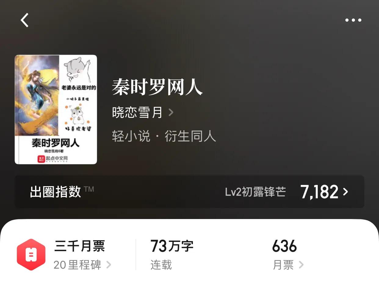 八本各类动漫同人小说，斗罗？火影？海贼？秦时明月光？举头望？