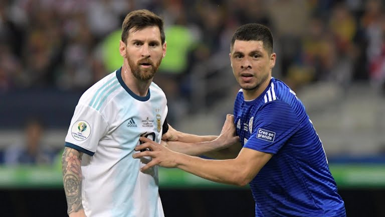 梅西破门难取胜，美洲杯阿根廷遗憾战平巴拉圭