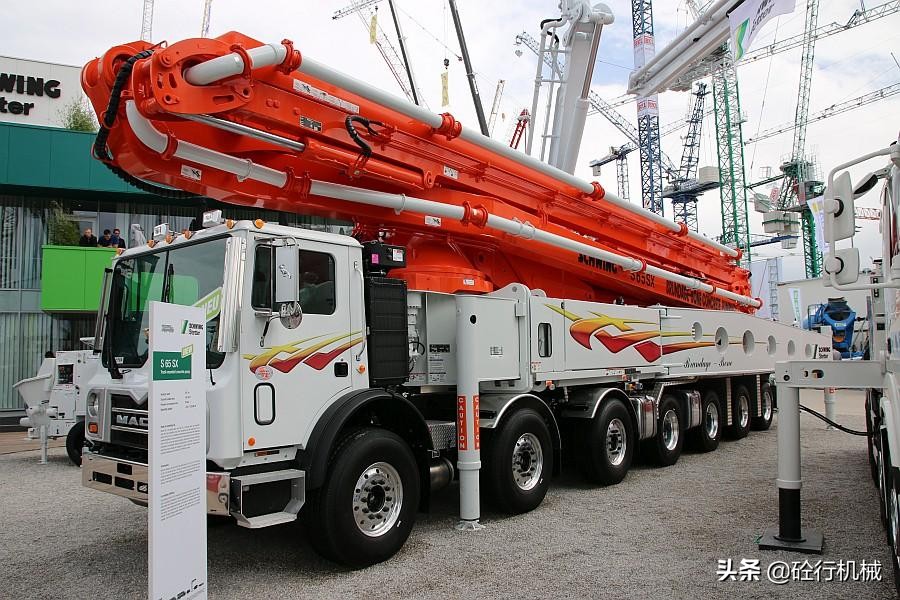 全球十款顶级混凝土泵车，国产品牌4款，老泵工都不一定见过