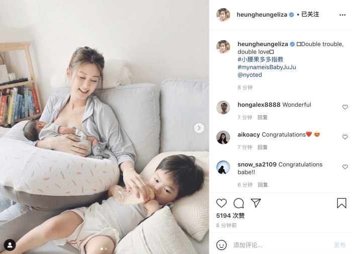 TVB花旦岑丽香晒二胎百日照，小腰果脸颊肉嘟嘟，妈妈直呼想捏