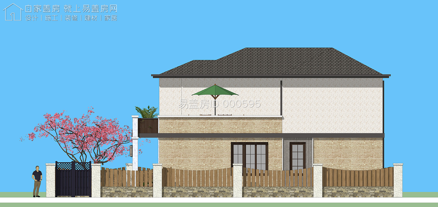 新中式风格的农村自建房，爸妈看了一定非常喜欢（带室内效果）