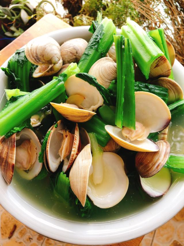 车螺芥菜汤的做法(只要两种食材煲出美味海鲜靓汤)