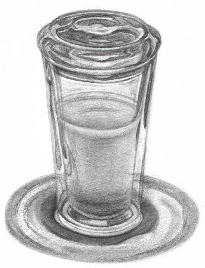 画最简单的立体水杯图片