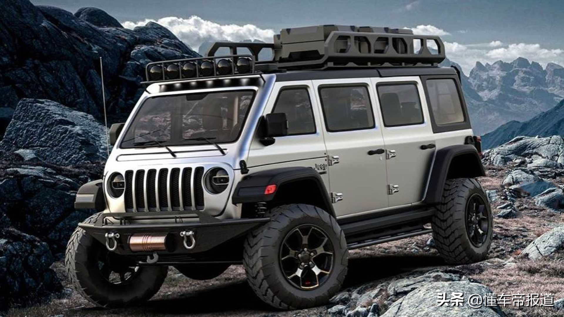 新车｜Jeep要出MPV了？牧马人底盘打造，6座布局+三把锁