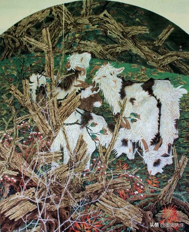 精选100幅画羊美图供大家学习收藏