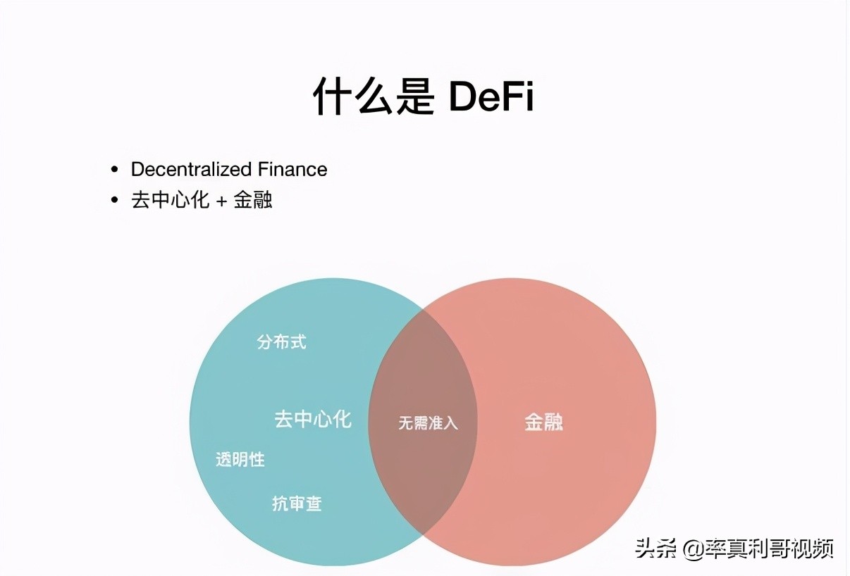 一文了解什么是去中心化金融DeFi？