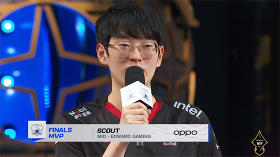 LOL：EDG击败DK摘得S11桂冠！中单Scout斩获决赛FMVP