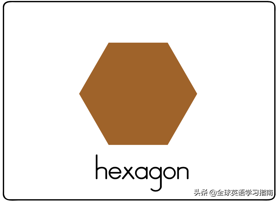 12张图让你记住所有形状类英语单词，分类汇总，建议收藏起来