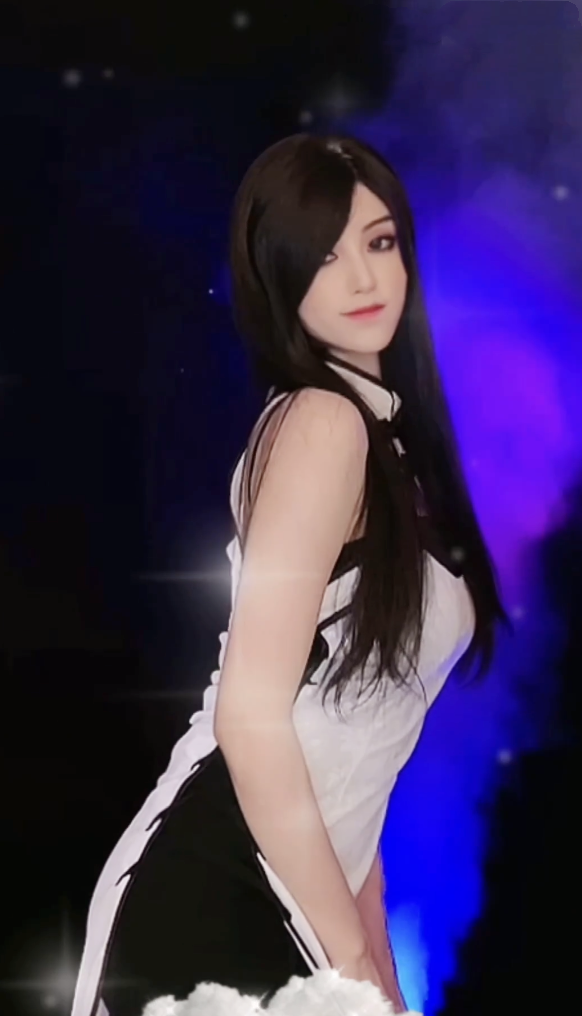 斗罗大陆，全网最像千仞雪的coser，朱竹清也有内味了