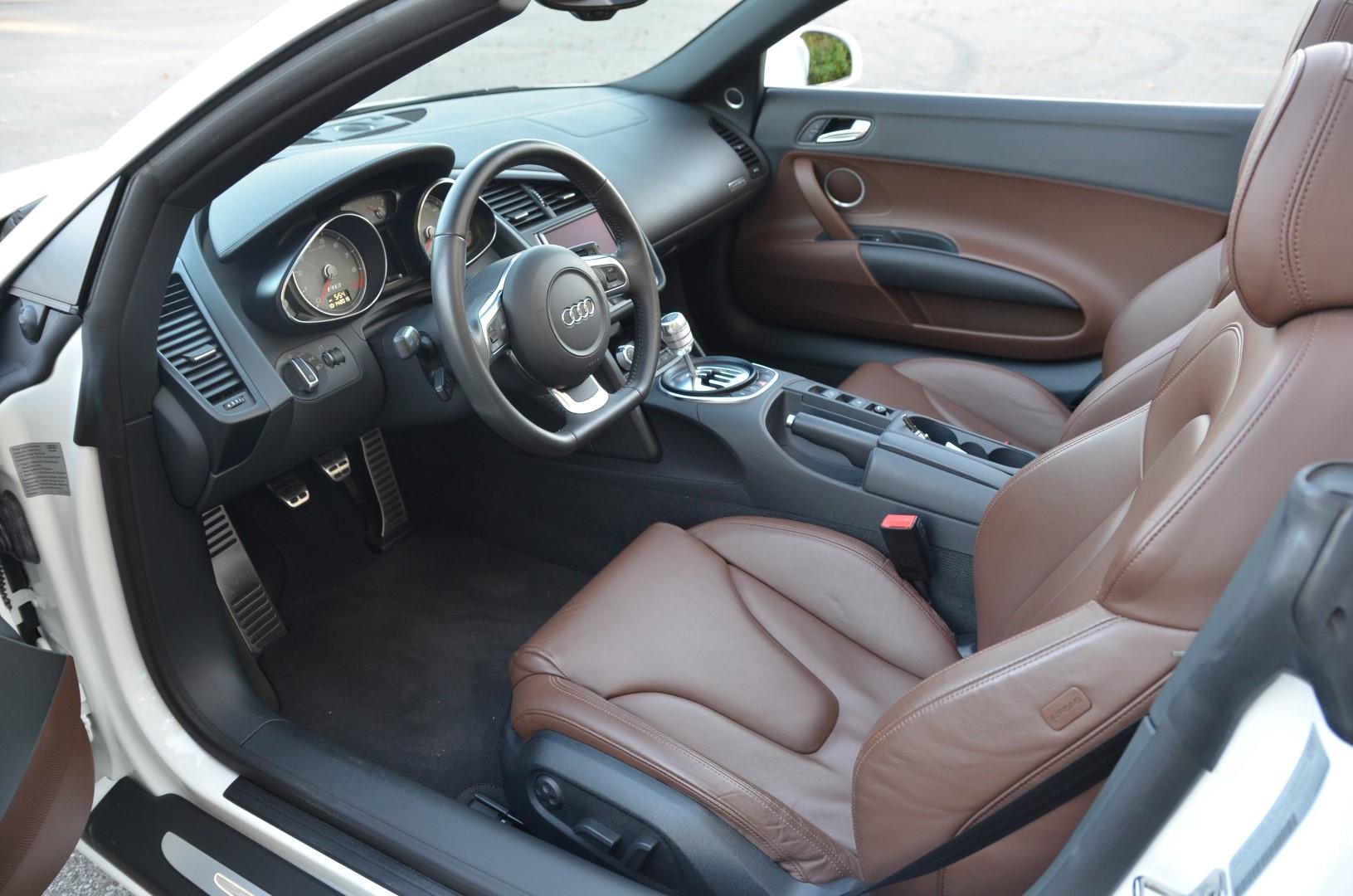 限量53台的2011款手动版奥迪R8 V8 Spyder，曾经的明星座驾