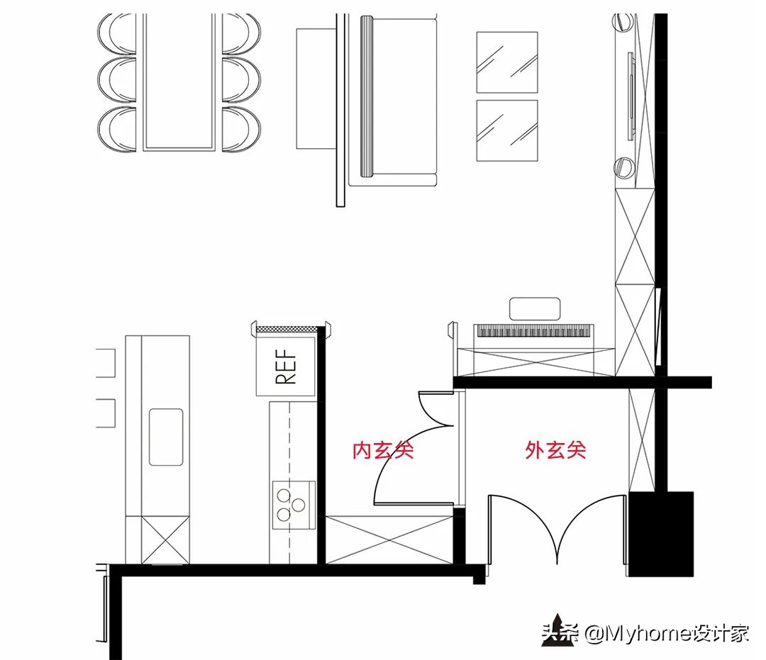 回家就消毒！9种玄关平面图布局，轻松打造隔离区，全家都安心
