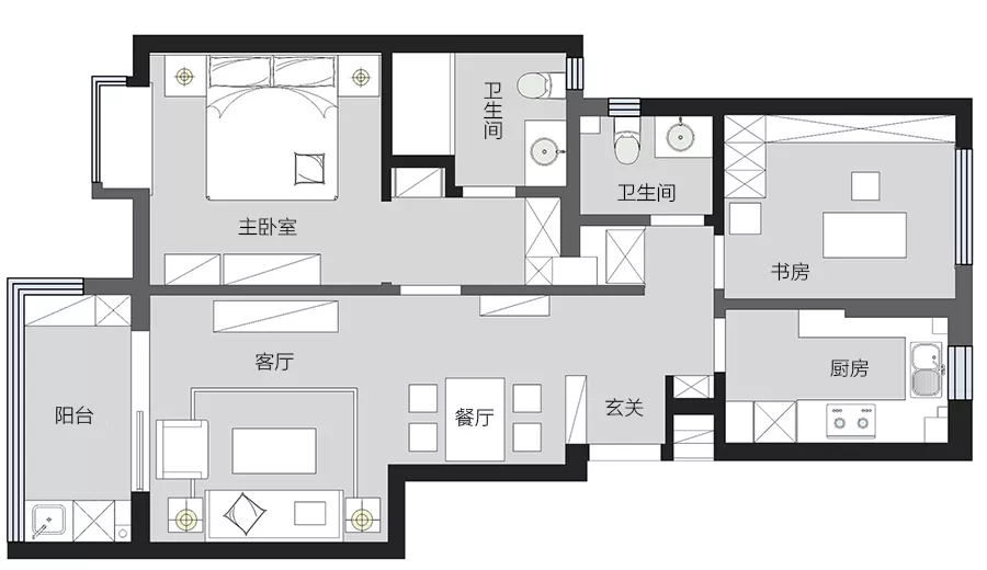 爆改85㎡精装房,奢华又舒适,变身小区最美的家,邻居都围观