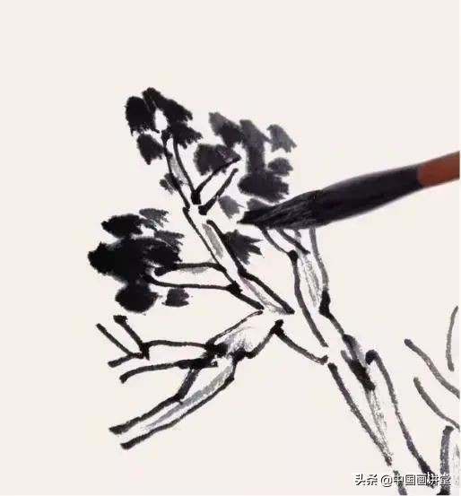 国画教程：12种点叶画法