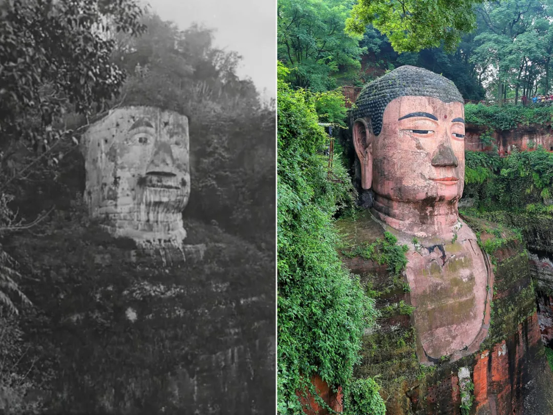 30张世界著名景区的前后对比照片,看后感觉认知被完全颠覆