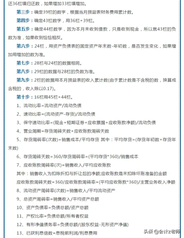 慢着！50套会计常用公式送你，收好慢慢学，新手更不要错过