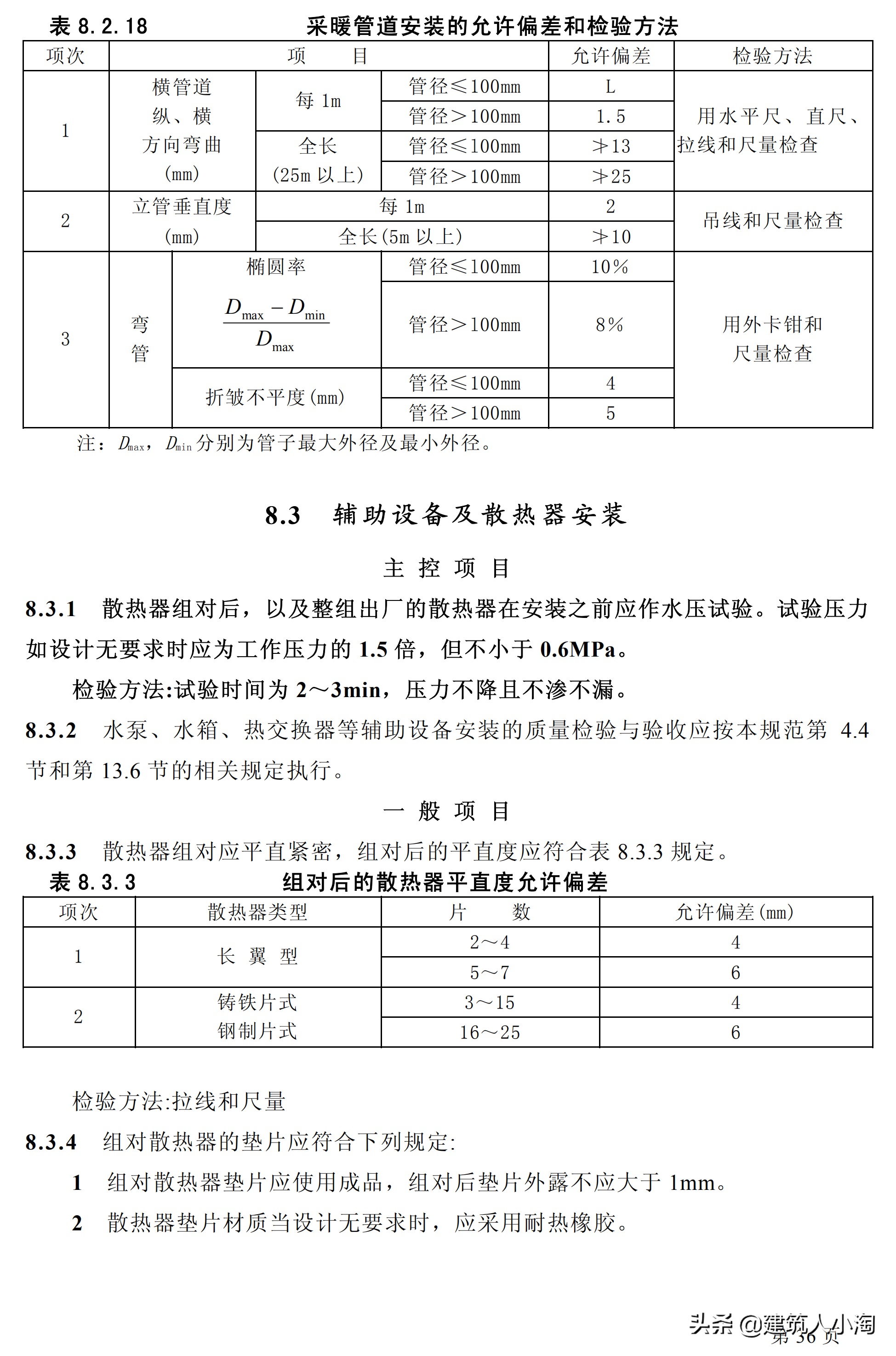 「规范分享」建筑给水排水及采暖施工质量验收规范GB50242-2002