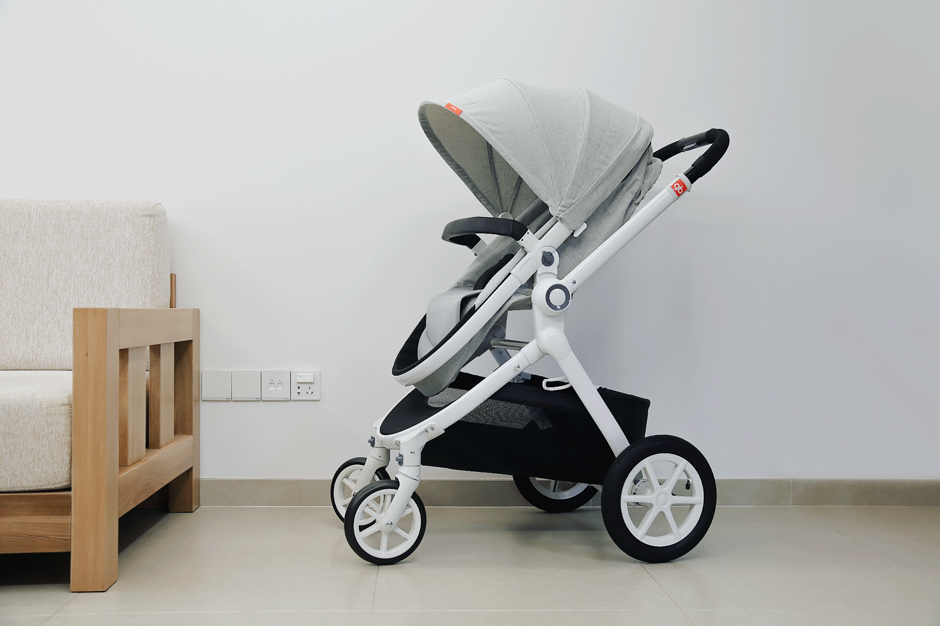 趁双十一给娃提了人生第一辆车 | 好孩子gb08f婴儿车晒单