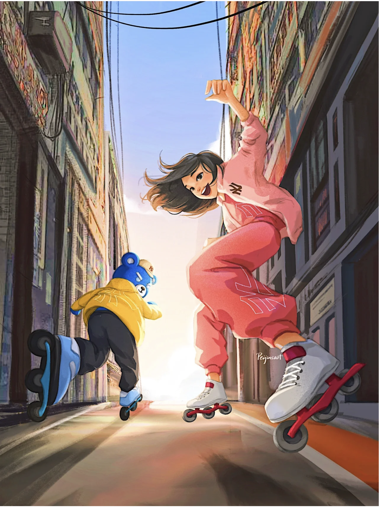 cr:peijinsart太温暖太治愈了.