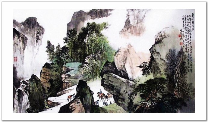 笔底情真 -- 曾晓浒山水画