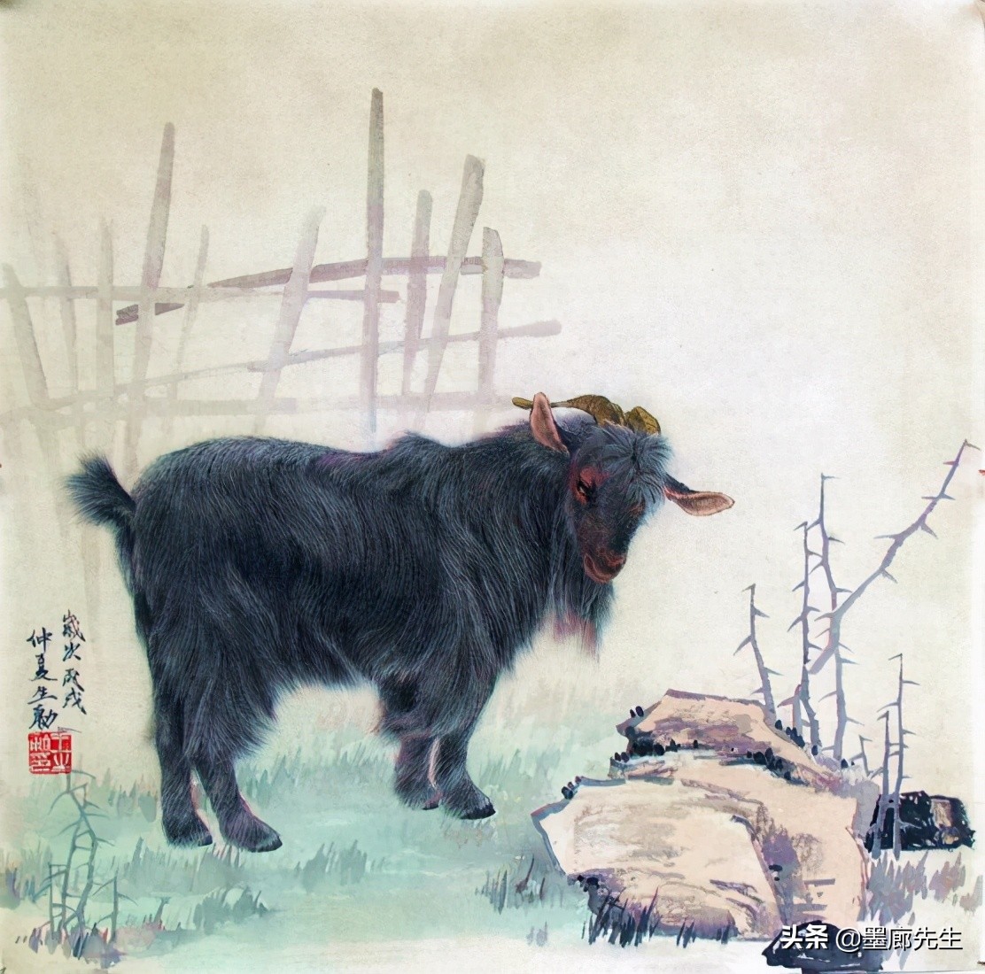 精选100幅画羊美图供大家学习收藏