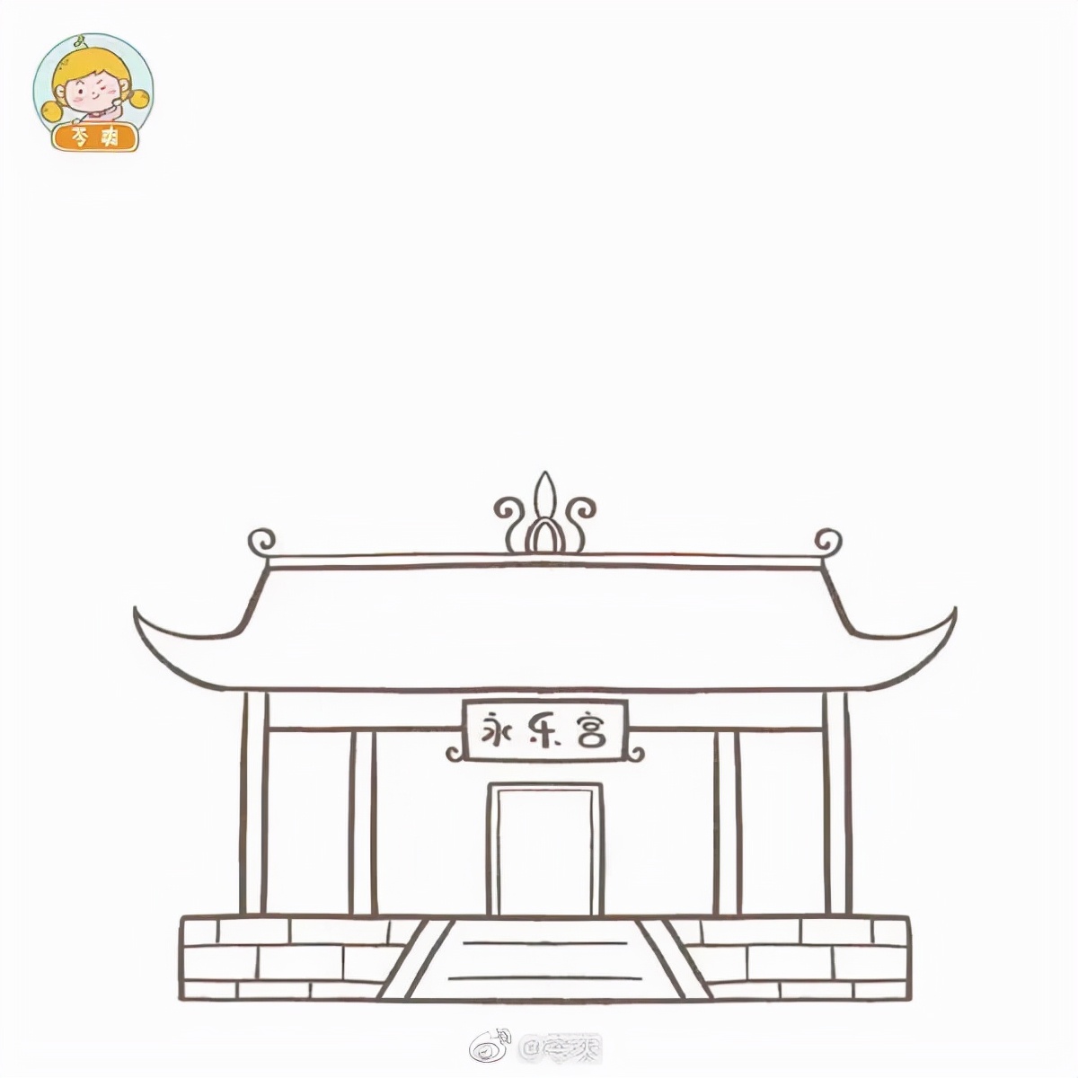 100种超萌可爱简笔画(图文赏析古风可爱简笔画大全)