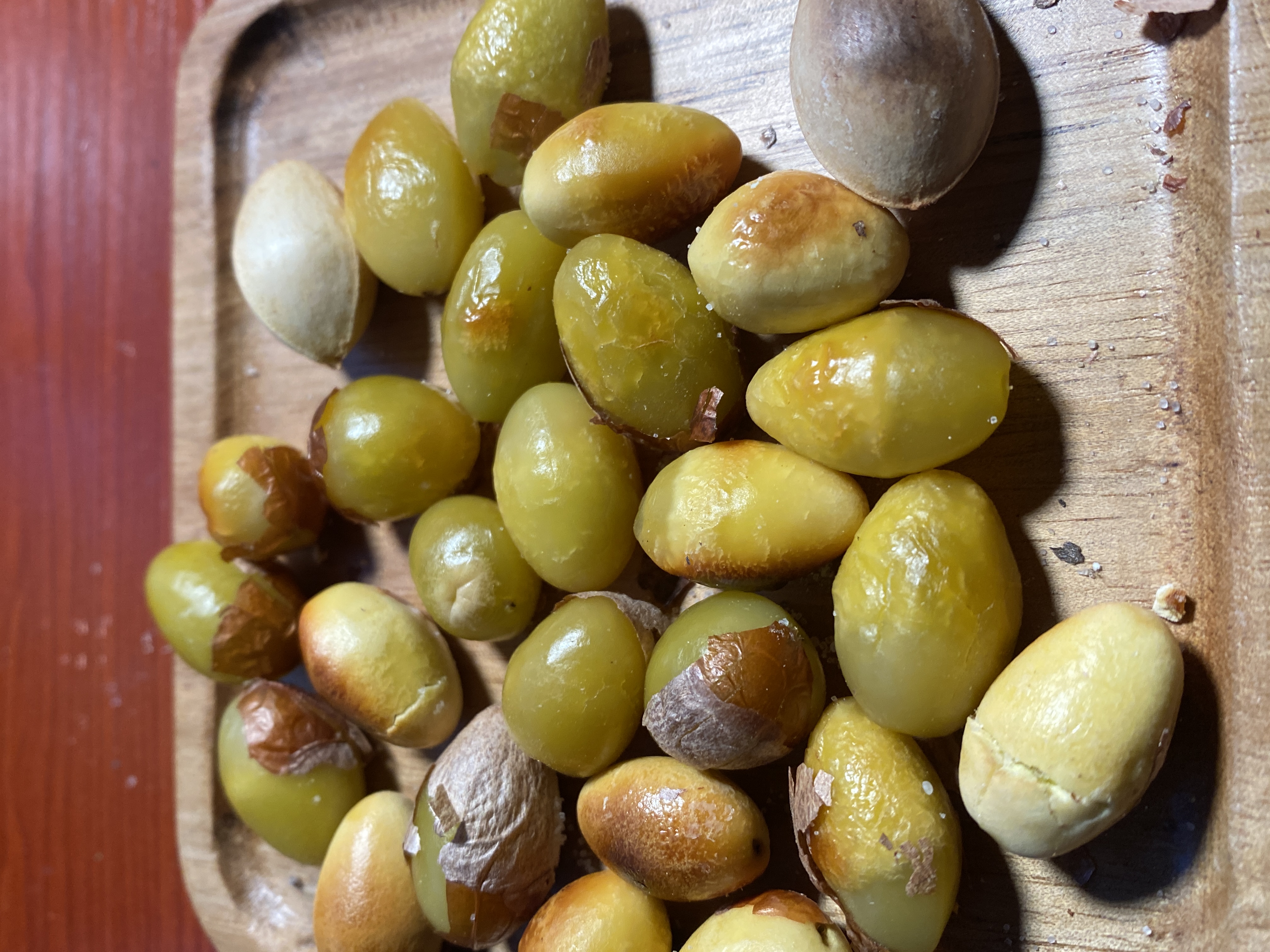 盐烧银杏果,日本居酒屋必点下酒菜