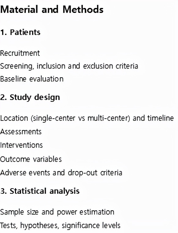 如何撰写科研论文的方法部分？
