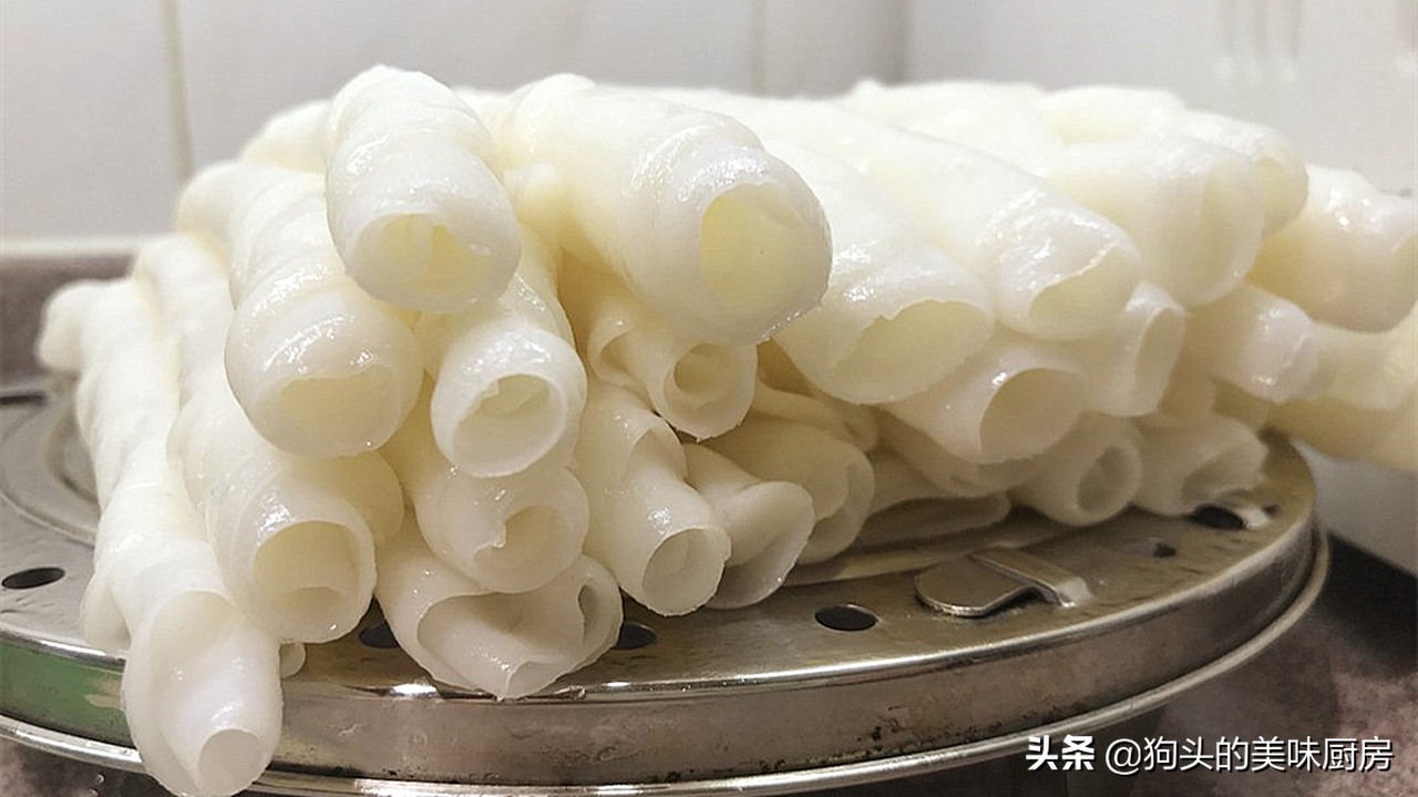 卷粉的做法米浆配方(手工自制鲜香嫩滑的卷粉)