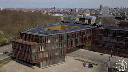 嘉士伯新总部大楼，可回收的黄铜外立面，示范了真正可持续理念