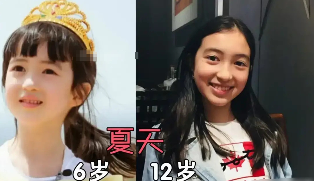 《爸爸去哪儿》中8名女儿成长对比照，差别明显，你能认出吗