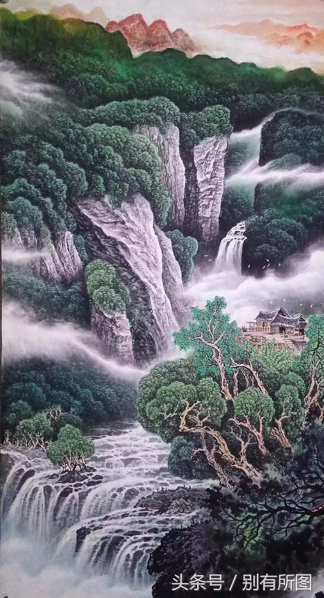 《名家精品山水画集》欣赏