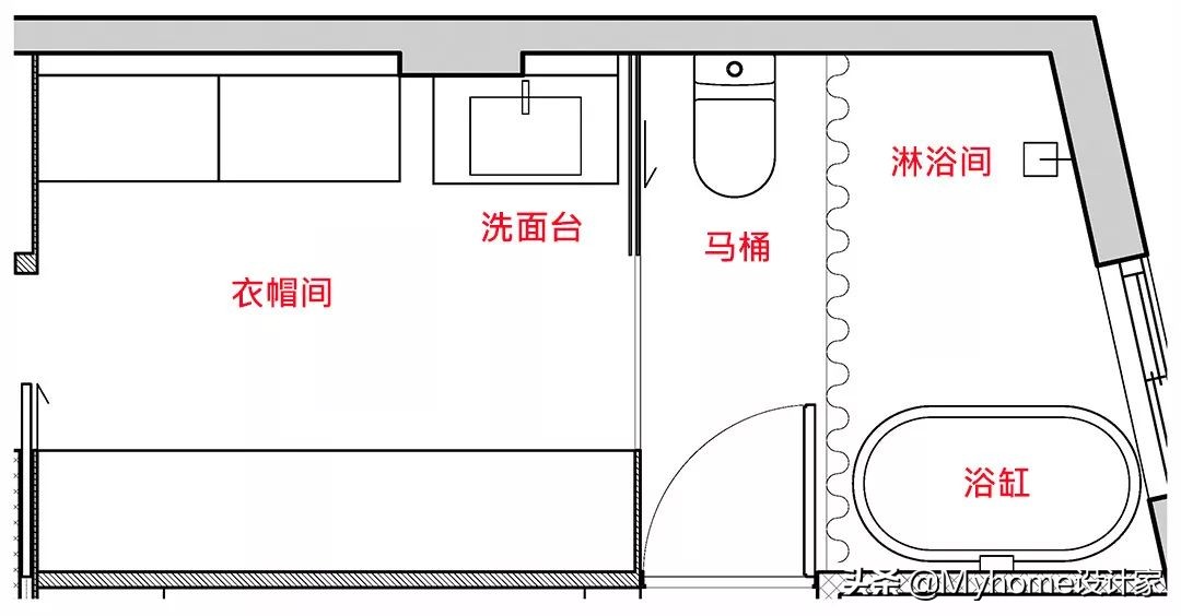 4㎡分离式卫生间的10种布局，二三四分离，好用到哭