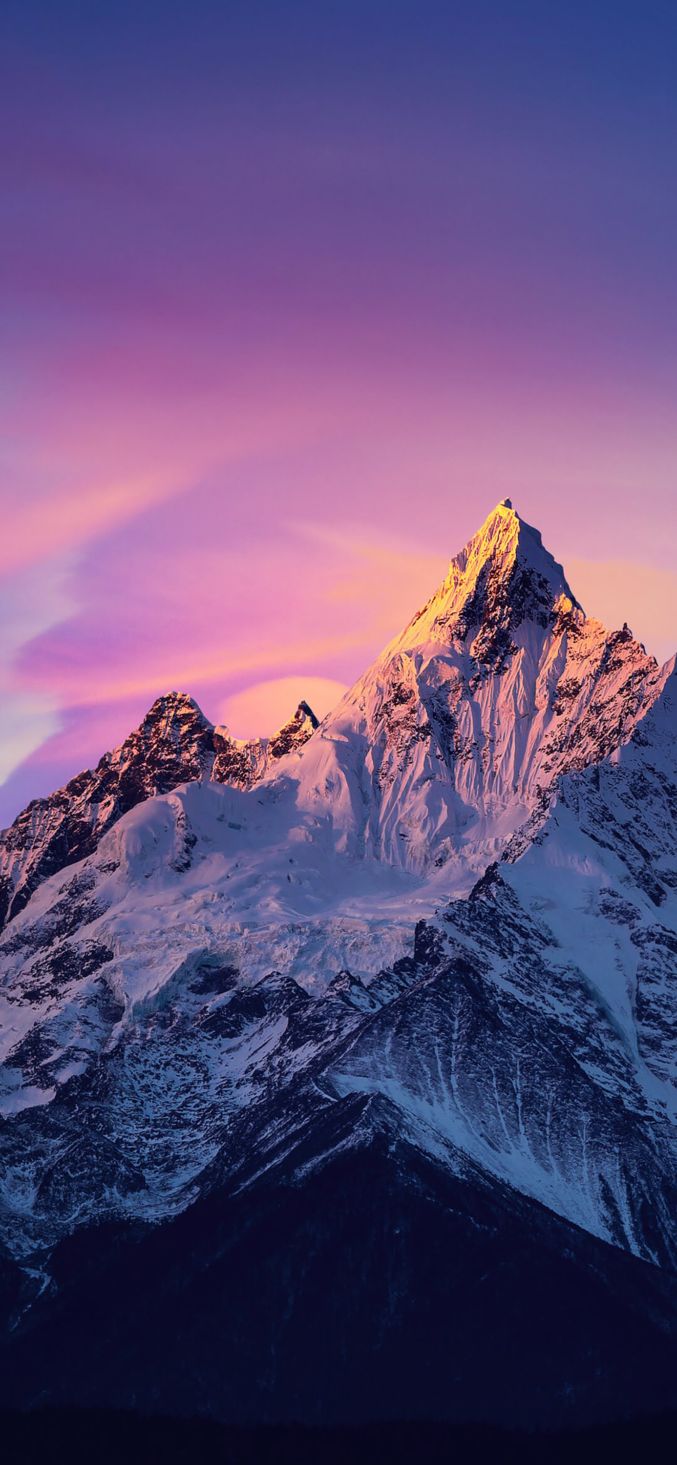 雪山壁纸︱沿途有风景，背后有阳光