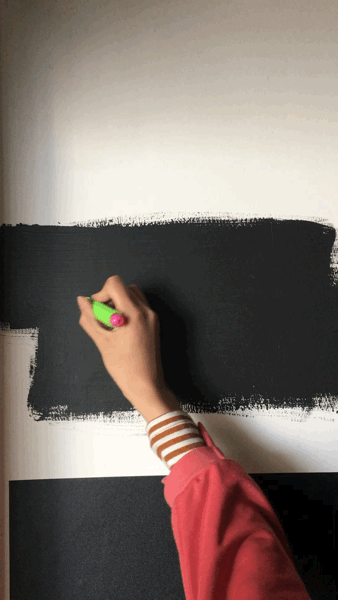 黑板墙材质实物对比