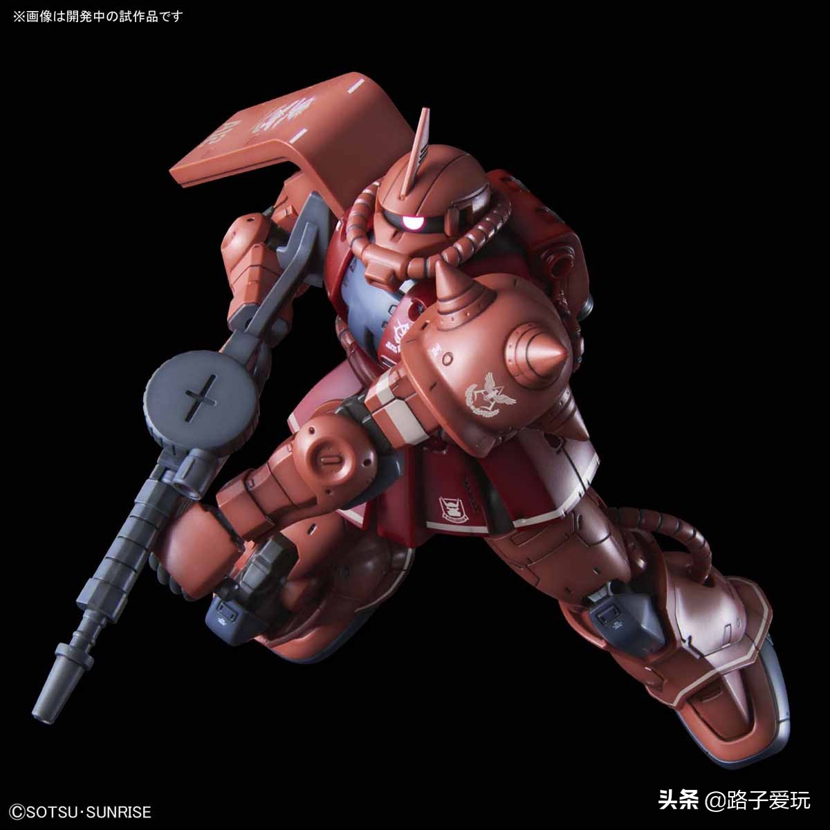 爱玩：HG GTO 1/144 夏亚专用 扎古2 赤色彗星 VER.