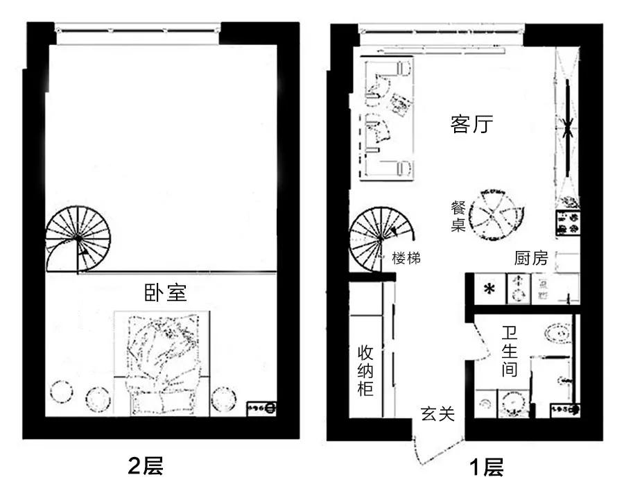 5套高能复式楼，都是神作！26㎡小户型，榨出2倍空间！晒晒