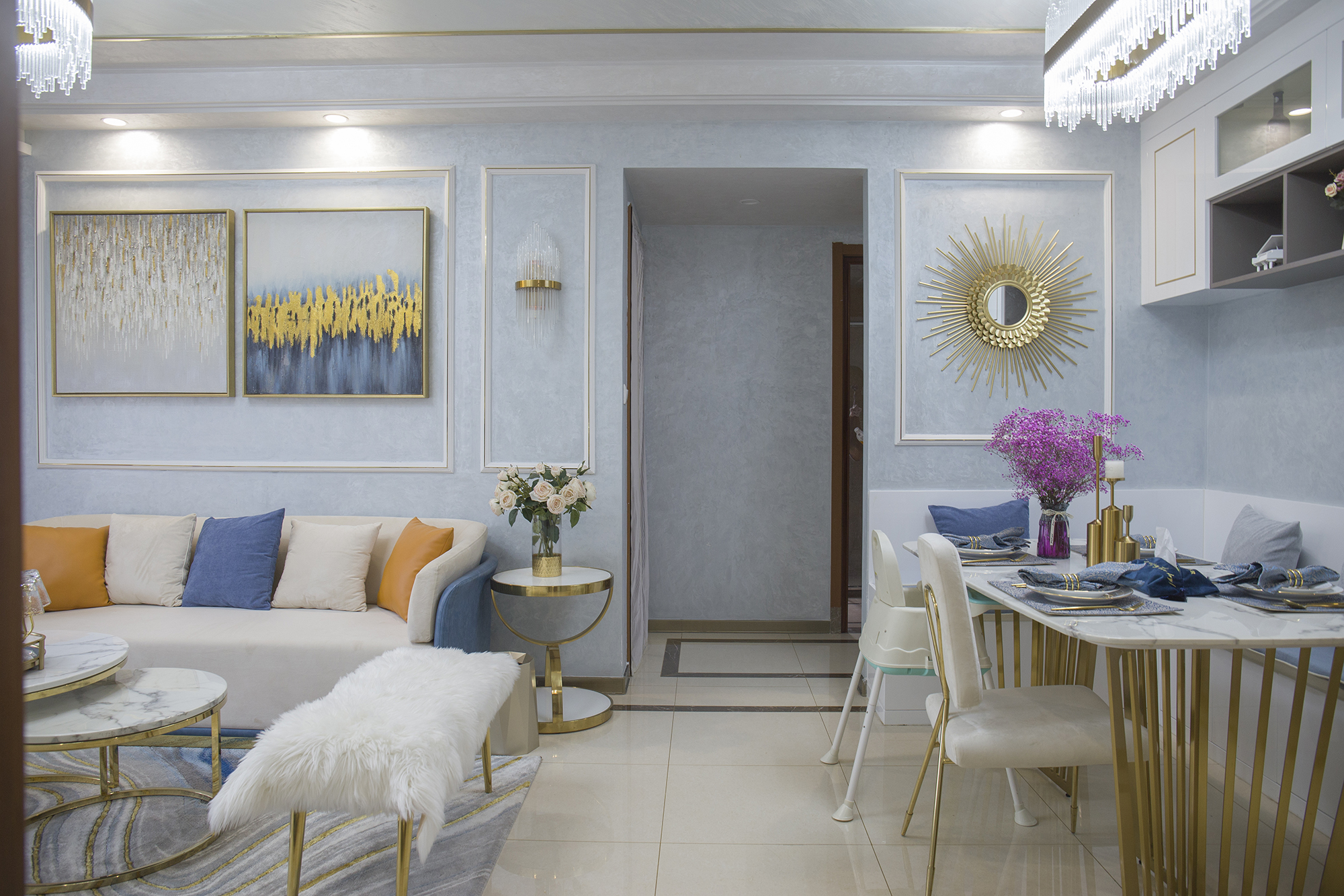 100㎡简美轻奢小三房，诠释女人的精致生活，充斥着爱家的味道