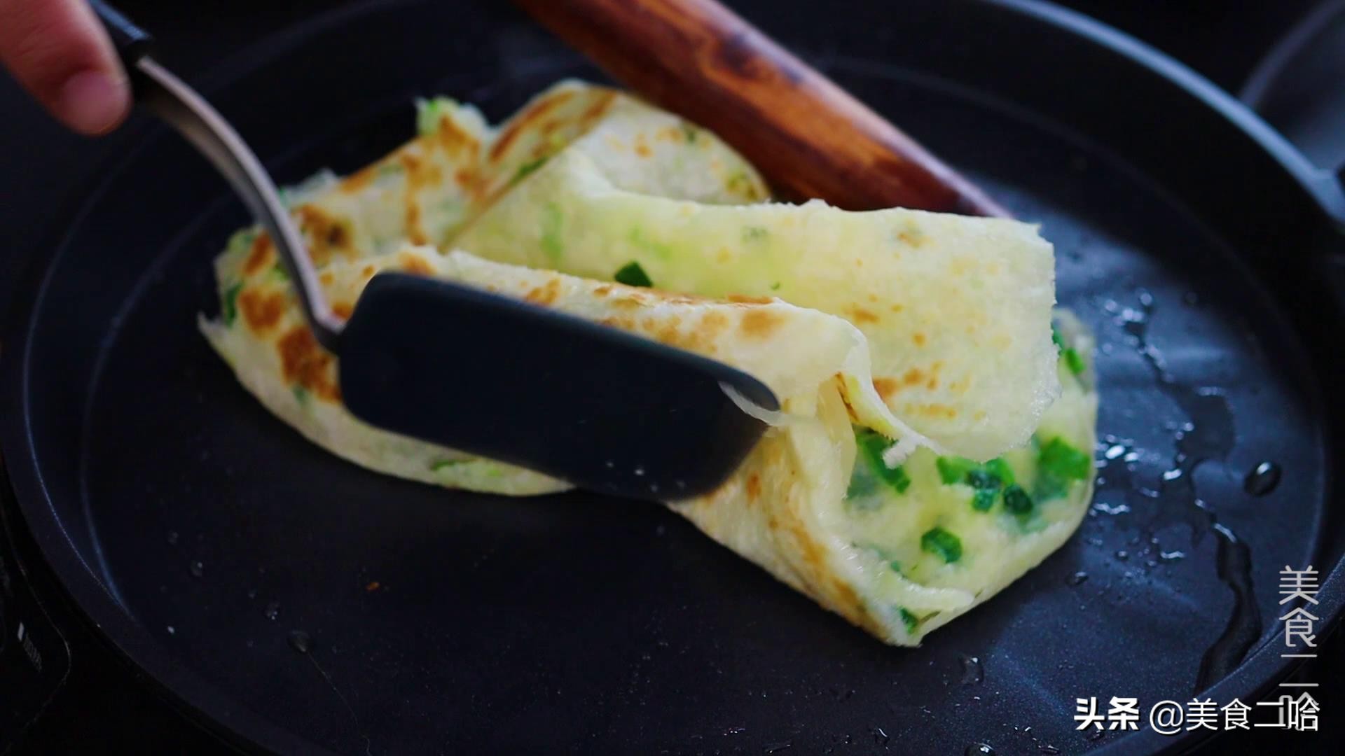 保姆级别的烙饼教程，酥脆松软，凉了不硬，层次多的数不过来