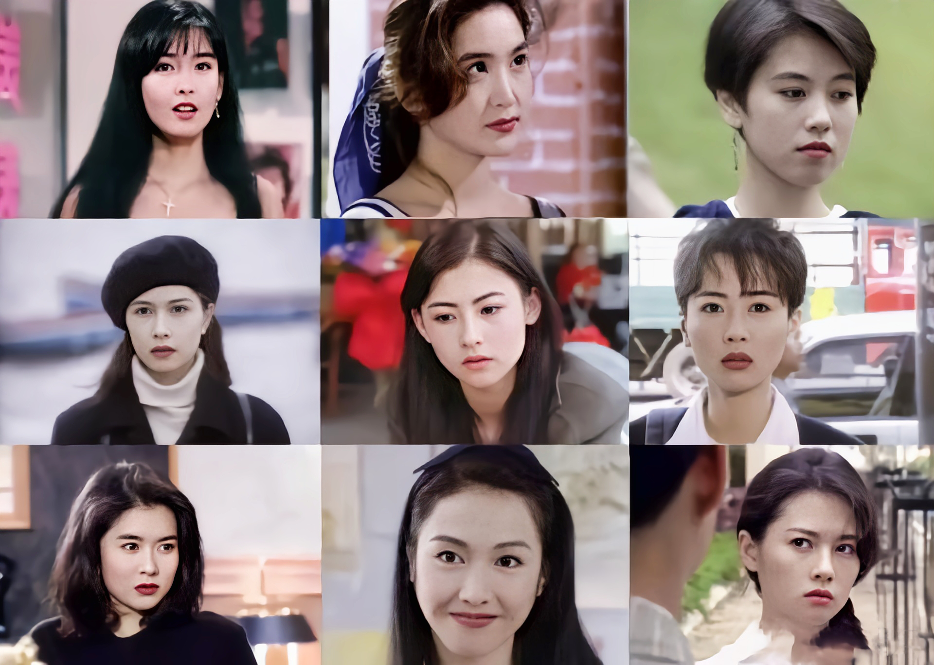 红衣张小斐,卷发谭松韵,女明星们,请把"港风妆容"焊死在脸上