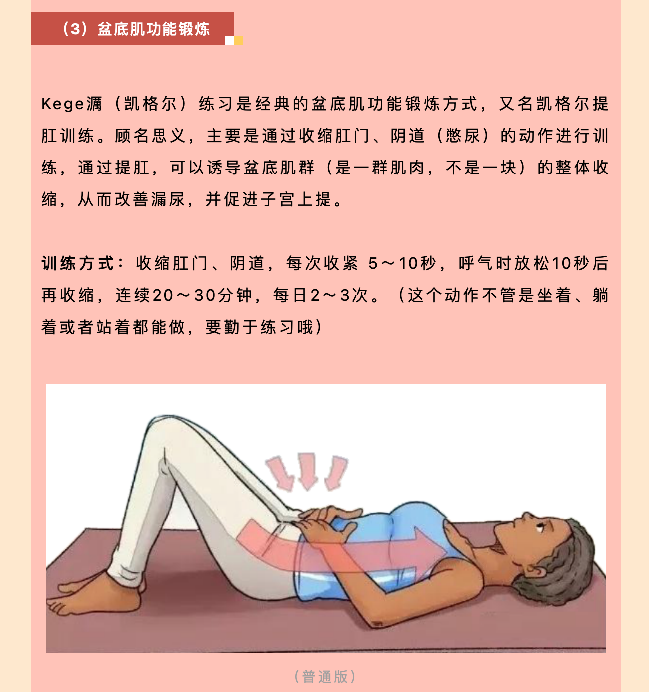 产后小腹总有下坠感，要警惕子宫脱垂啦